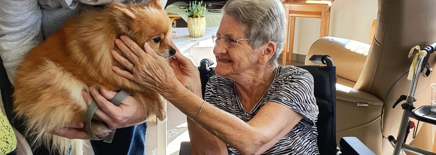 Bewoner en hond